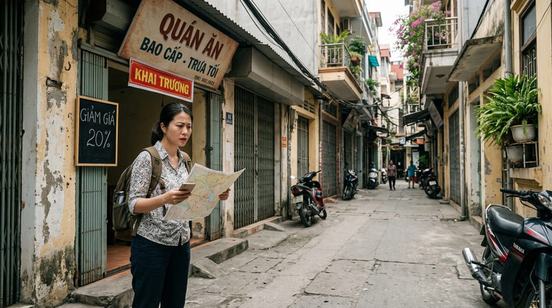 sai lầm khi chọn mặt bằng quán ăn