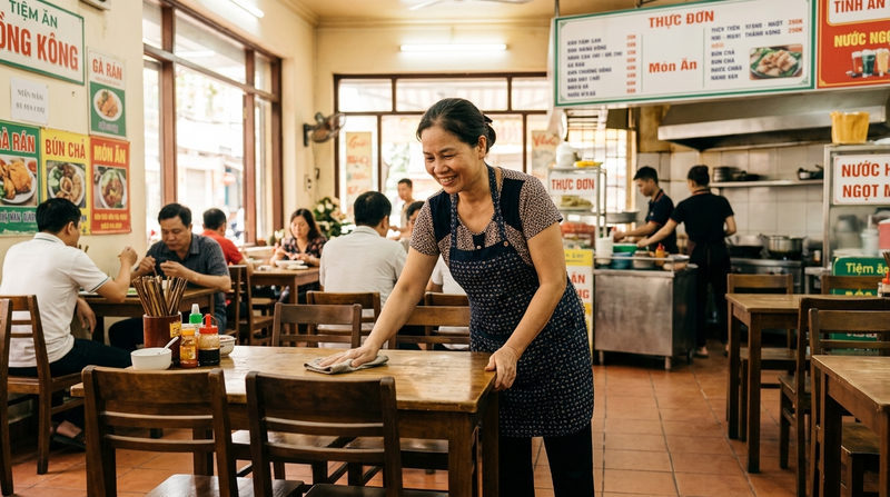 Tại sao xu hướng tuyển nhân sự trung niên cho quán ăn ngày càng tăng?