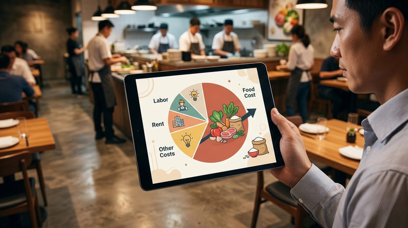 Tầm quan trọng của cách kiểm soát nguyên liệu trong quán ăn