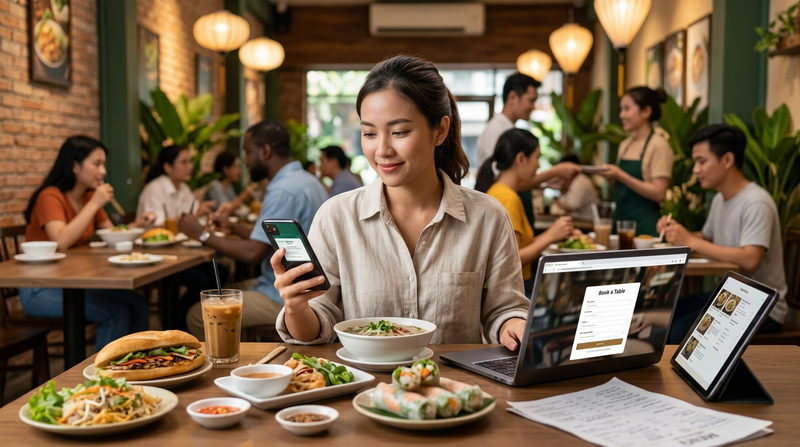 Tầm quan trọng của việc đa dạng hóa các cách khách hàng đặt bàn