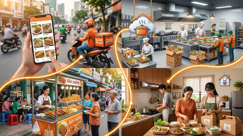 4 mô hình kinh doanh đồ ăn không cần thuê mặt bằng xu hướng 2026
