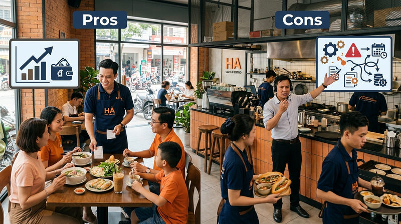 Có nên kinh doanh nhà hàng kết hợp quán cafe? Phân tích Ưu - Nhược điểm
