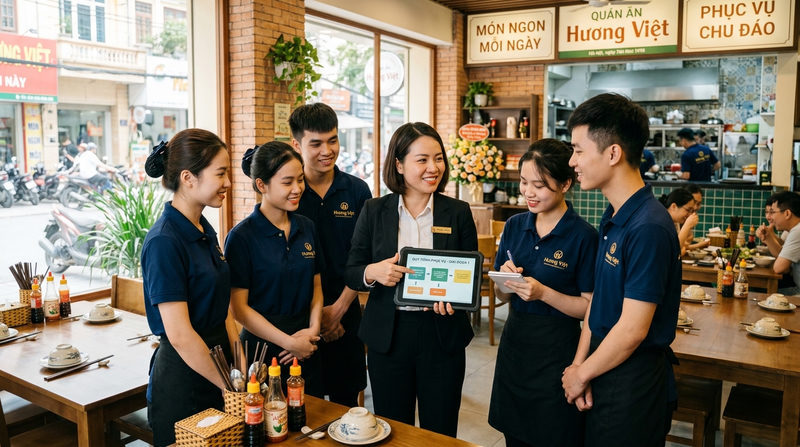 Giai đoạn nền tảng: Tối ưu mô hình và chuẩn hóa quy trình vận hành quán ăn