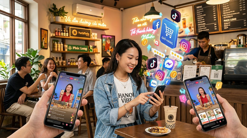 Hành vi tiêu dùng của giới trẻ: Sự bùng nổ Social Commerce và Omnichannel