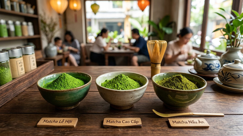 Hiện nay trên thị trường có những loại matcha nào?
