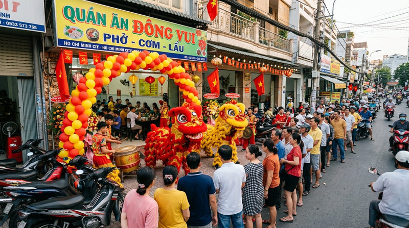 cách kéo khách đến quán ăn mới