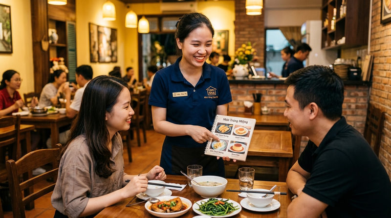 cách tăng doanh thu quán ăn không cần tăng khách