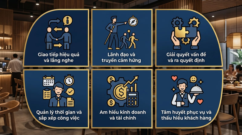 Những phẩm chất quan trọng của người Quản lý nhà hàng xuất sắc