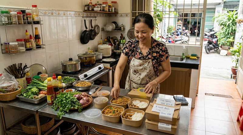 bán đồ ăn tại nhà có cần đăng ký kinh doanh