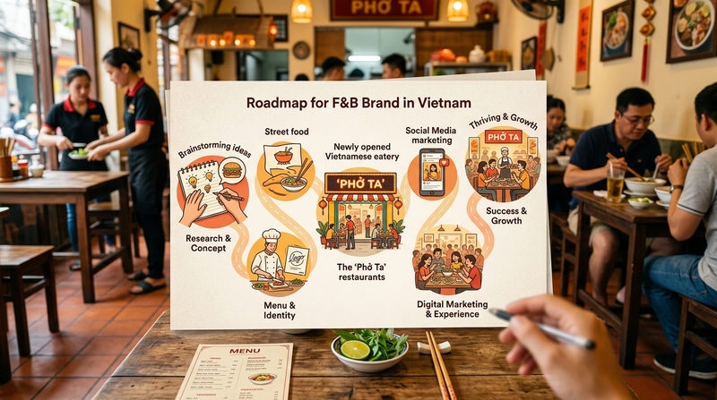 Trọn bộ kinh nghiệm xây dựng thương hiệu quán ăn từ con số 0