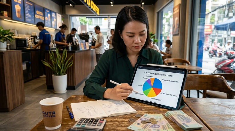 Bóc tách chi tiết các loại chi phí nhượng quyền thương hiệu