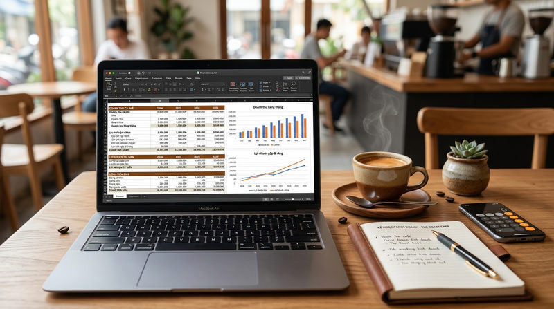 Bước 3: Lập kế hoạch kinh doanh quán cà phê: Bài toán tài chính