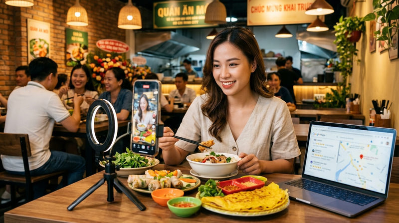 cách kéo khách đến quán ăn mới