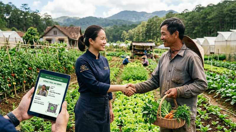 Cách thức hoạt động của chuỗi cung ứng Farm-to-table