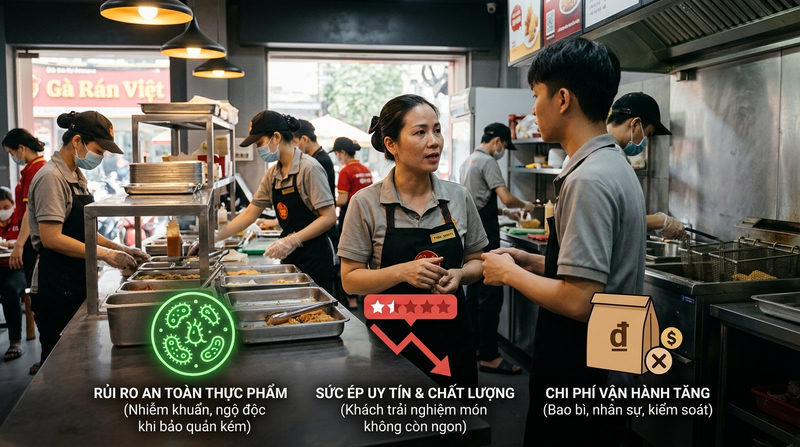 Góc nhìn của nhà hàng: 3 lý do đằng sau quy định cấm mang về