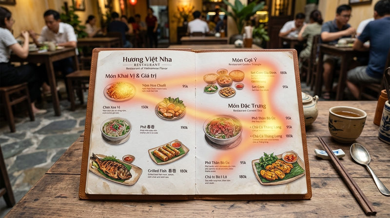 cách tăng doanh thu quán ăn không cần tăng khách