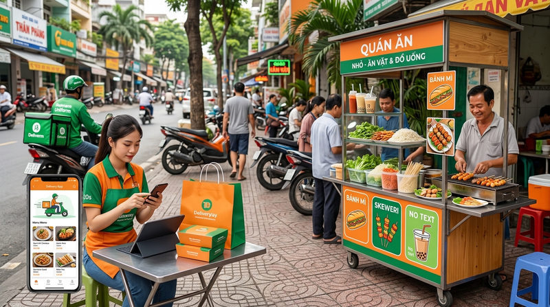 Mô hình kinh doanh F&B cho người mới: Bán online hay mở quán nhỏ?