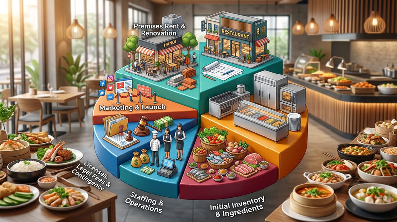 Mở mô hình nhà hàng buffet cần bao nhiêu vốn?