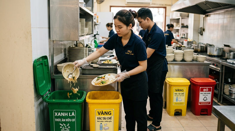 Quy trình và cách xử lý thức ăn thừa trong quán ăn chuẩn