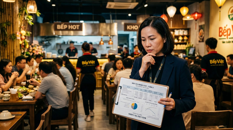 Tại Sao Prime Cost Quyết Định Sự Sống Còn Của Doanh Nghiệp F&B?