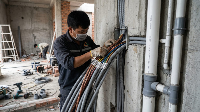 Thứ 1: Hệ thống điện nước quán và xử lý chống thấm