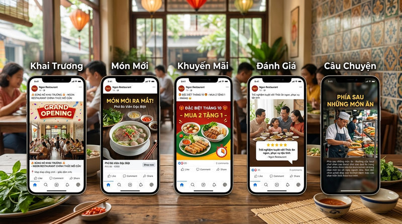 Tổng hợp 5 mẫu bài viết quảng cáo nhà hàng mang lại tỷ lệ chuyển đổi cao