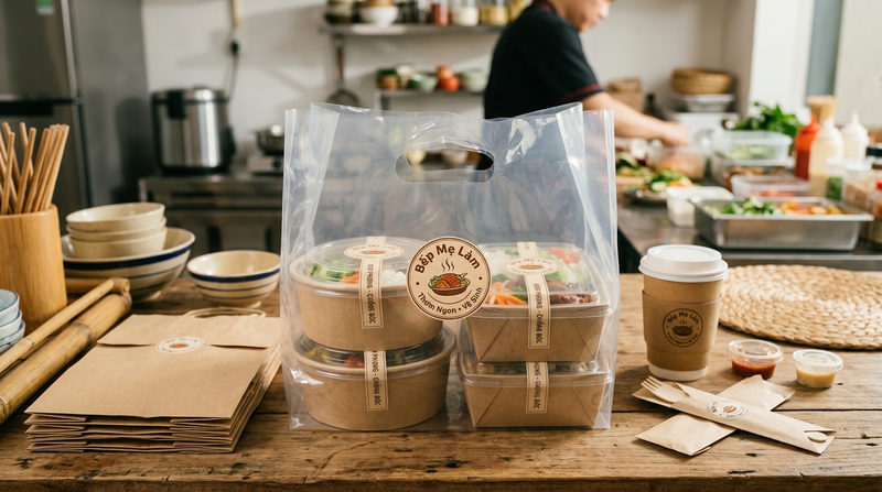 Bán đồ ăn online cần chuẩn bị gì về dụng cụ và bao bì đóng gói?