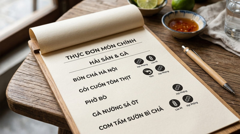 Biện pháp phòng tránh rủi ro dị ứng thực phẩm tại nhà hàng