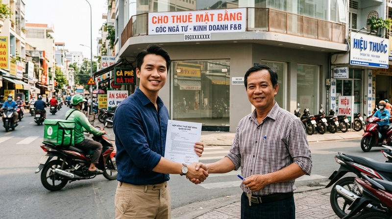 Bước 4: Tiêu chí chọn mặt bằng và hoàn thiện thủ tục pháp lý