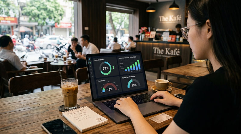 Cách đo lường tỷ lệ khách hàng quay lại (Retention Rate) và các KPI quan trọng