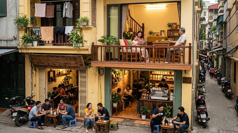 Cách thiết kế không gian: Cân bằng giữa ở và buôn bán nhỏ tại nhà