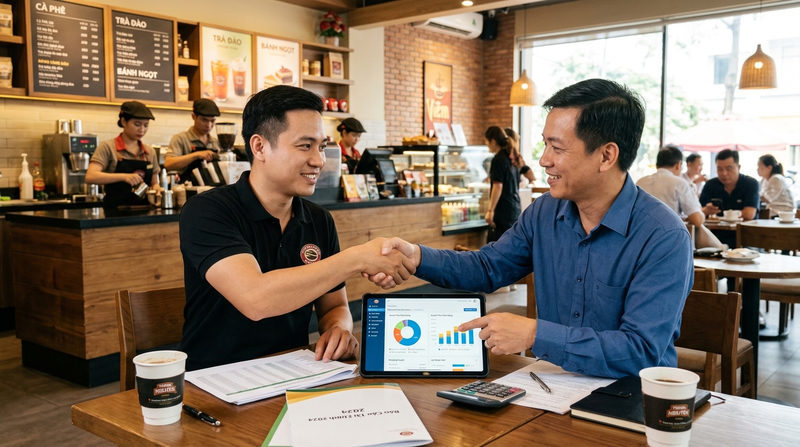 Chi phí xây dựng hệ thống nhượng quyền và chính sách tài chính