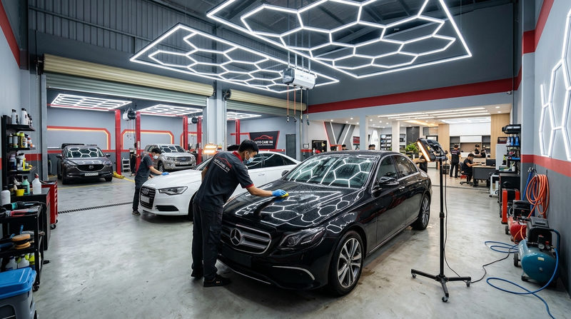 Gợi ý kinh doanh thương mại và dịch vụ ô tô cho mặt bằng lớn