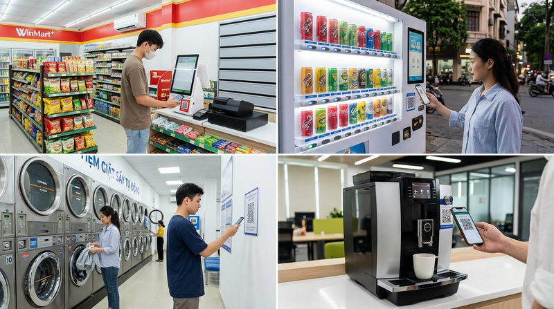 Mô hình kinh doanh nào phù hợp với thanh toán QR tự phục vụ?