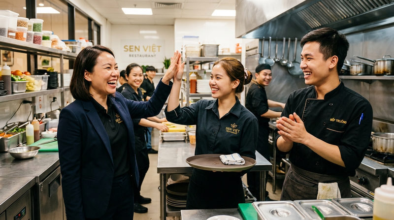 Quản lý nhân sự nhà hàng: Bí quyết giữ chân và tạo động lực