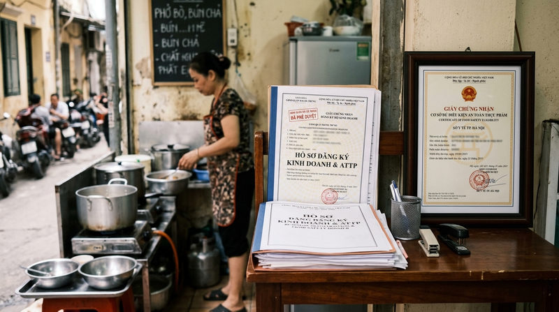 Thủ tục pháp lý: Mở quán ăn nhỏ trong hẻm có cần xin giấy phép?