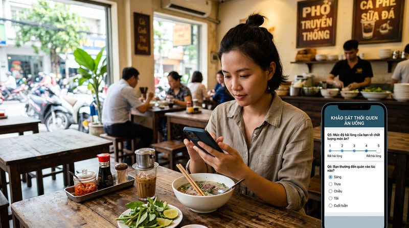 Tổng hợp các câu hỏi khảo sát thói quen ăn uống bắt buộc phải có