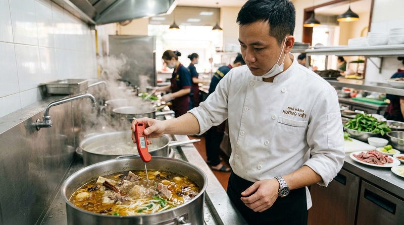 Vai trò của Nguyên liệu và Nhiệt độ trong cách đánh giá món ăn