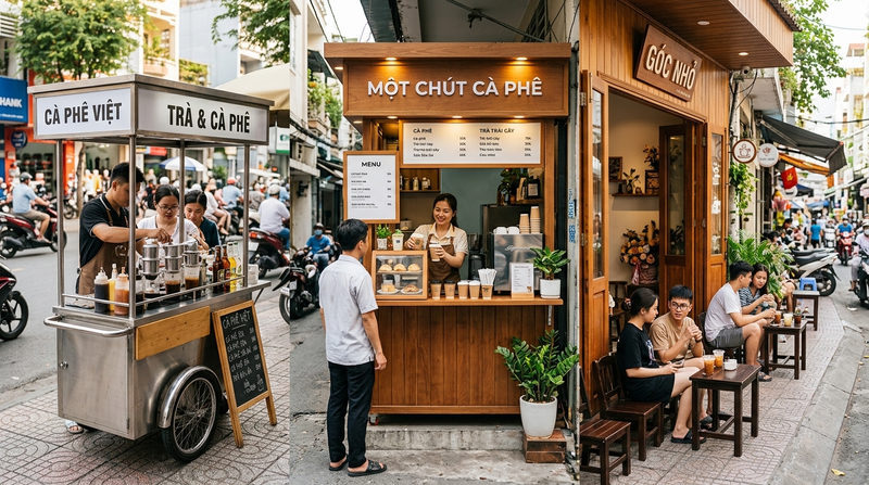 Các mô hình kinh doanh quán nước nhỏ vốn ít tiềm năng nhất 2026