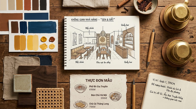 Concept quán ăn là gì? Tầm quan trọng trong định vị thương hiệu F&B
