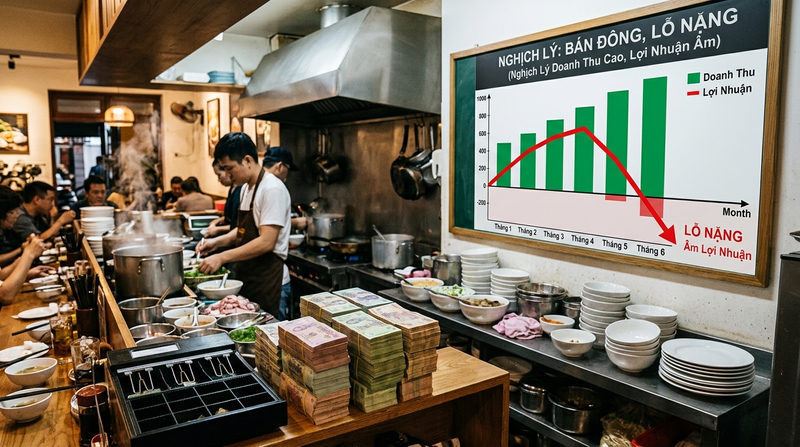 Hiểu Rõ Về Nghịch Lý Bán Đông Lỗ Nặng Quán Ăn