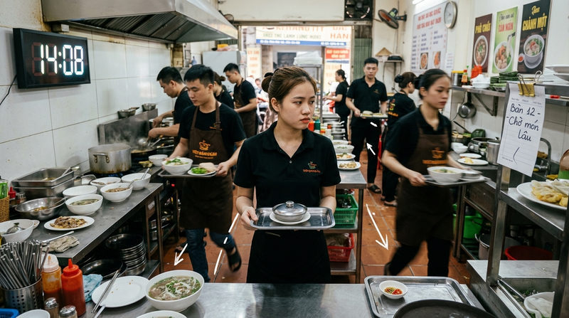Hoạt động thừa trong nhà hàng, quán cafe là gì?