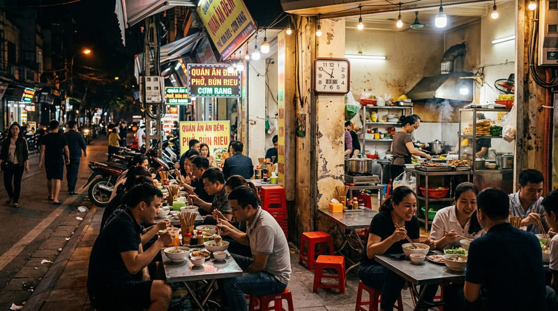 Quy định pháp luật về giờ mở cửa của quán ăn ban đêm
