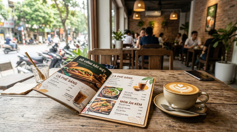 Tầm quan trọng của một menu đẹp trong kinh doanh F&B