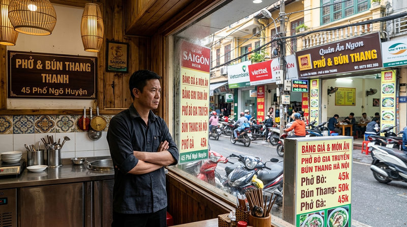 Thực trạng và nguyên nhân của nỗi lo bị đối thủ sao chép menu
