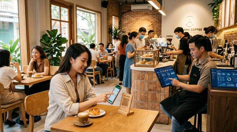 Xu hướng chuyển đổi số ngành F&B 2026: Kỷ nguyên của AI và Tự động hóa