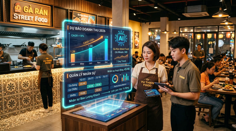 Xu hướng công nghệ quản lý nhà hàng 2026: Sự trỗi dậy của AI