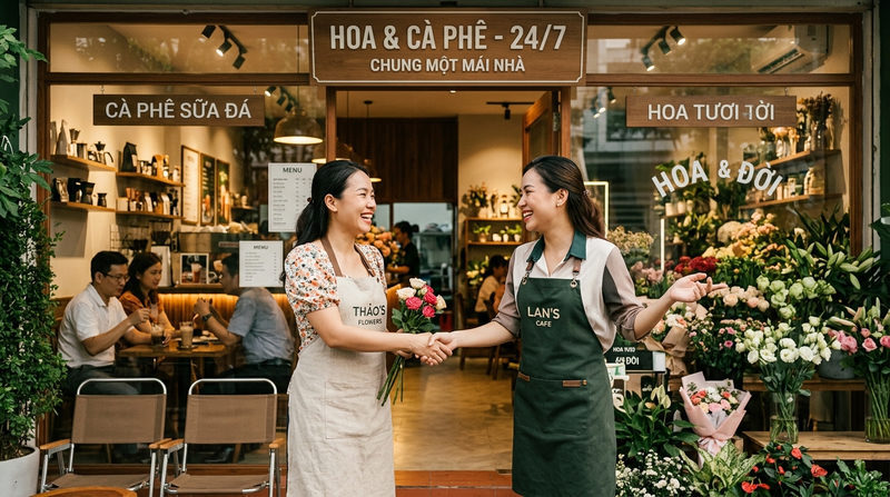 Xu hướng share mặt bằng kinh doanh và những lợi ích vượt trội