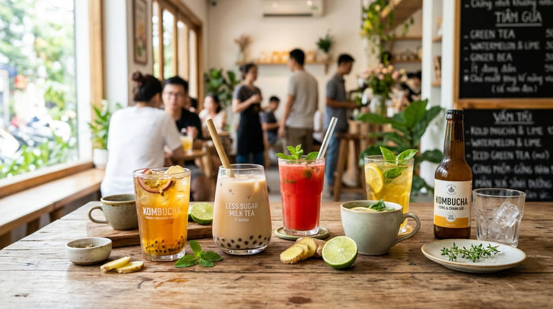 Các dòng thức uống healthy và đồ uống ít đường thống lĩnh thị trường
