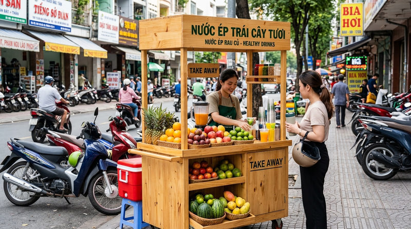 Các mô hình kinh doanh đồ uống healthy phổ biến cho người mới